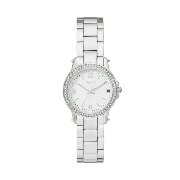 Relic Women's Matilda Three-Hand Date, Silver-Tone Alloy Watch