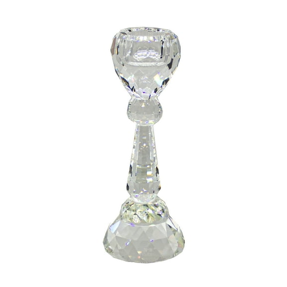 Swarovski Crystal: 7600NR129 Hole Style Candle Holder - US | Faceted Crystal