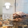 thumbnail image 1 of ELAYARD Aquatic Turtle Ramp Basking 1Pcs Plastic Transparent Floating Platform For Turtle .50X9.00X5.50Cm, 1 of 8