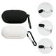 thumbnail image 2 of fundas de silicona para auriculares inalámbricos, funda protectora portátil compatible con Galaxy Buds Plus (negro y blanco), 2 of 5
