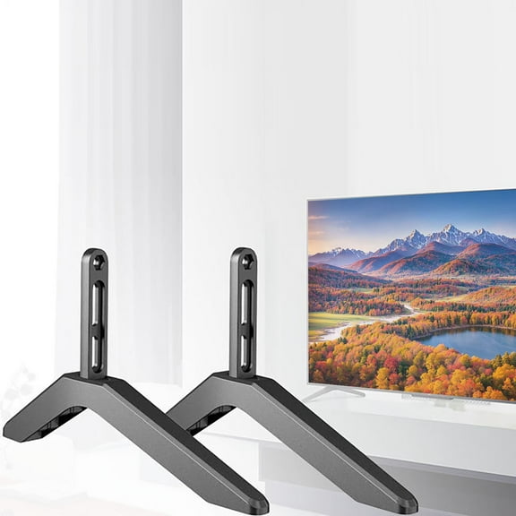 TV Stand, Table Top TV Base Holder Up, Replacement TV Legs Holder, Smart TV Stand Lges with Screws Set, Easy To Install, Upgraded Base Stand