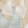 thumbnail image 3 of ylioge Womens Nursing Bras for Breastfeeding Front Closure Plus Size L-4X No Underwire Push Up Solid Color Lightweight Full-Coverage Underwear Bra, 3 of 3