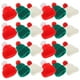 thumbnail image 5 of 24 mini sombreros navideños para muñecas, gorros de Papá Noel tejidos en miniatura, gorros navideños tejidos en miniatura coloridos, decoraciones, 5 of 7