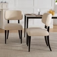 thumbnail image 6 of KATBOC Farmhouse Dining Table and Chair Set, Large 71in Rustic X-Leg Table with 6 Cream Upholstered Chairs, Brown Wood Grain Finish for Kitchen & Dining Room, 6 of 7