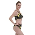 thumbnail image 6 of High Waisted Bikini Sets For Women, Lavender Flowers Lemon Swimsuits Tummy Control, Two Pieces Bathing Suit, 6 of 8