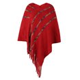 thumbnail image 6 of Shawl Wraps For Women Dressy, Womens Sotf Knit Tassel Solid Color Warm Cloak Scarf Wraps For Evening Weddings Party Spring Saving Clearance, 6 of 6