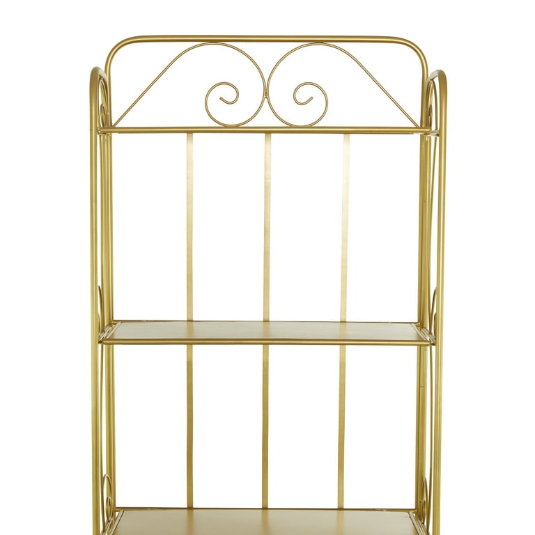 Gold bakers rack deals