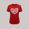 thumbnail image 7 of Valentines Shirts for Women Valentines T Shirt Cute Love Heart Print Graphic Tee Casual Lover Gift Blouse Tops, 7 of 7