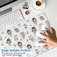 thumbnail image 4 of Long Mouse Pads for Desk,Fairy Princess Animal Pattern Desk Mats on Top Of Desks, Desk Mouse Pad Extra Large with 3mm Non-Slip Base and Stitched Edge for Gaming,Office,Work,Home 31.5"x15.7", 4 of 6