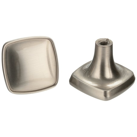 - Chapter Square Porter Cabinet Knob, Satin Nickel, 2 Pieces