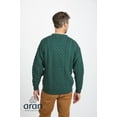 thumbnail image 3 of Aran Men's Fisherman Sweater 100% Irish Merino Wool Traditional Pullover Made in Ireland, 3 of 9
