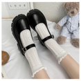 thumbnail image 4 of Women Platform Mary Jane Shoes Chunky Heel Round Toe Buckle Strap Casual Dress Shoes, 4 of 9