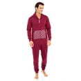 thumbnail image 1 of Men's Jumpsuits Adult Sleepwears One Piece Non Footed Pajama Unisex Playsuits, 1 of 7