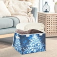 thumbnail image 5 of Blue Christmas Tree Foldable Storage Bin with Lid and Handle Collapsible Storage Box 16.5 x 12.6 x 11.8 inches, 5 of 7