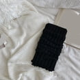thumbnail image 4 of Wuxian Fluffy Socks Leg Warmers Solid Knitted Zipper Over The Knee Stocking Bow Soft Stretchy Thigh Knee High Socks Casual Breathable Socks,Black,One Size, 4 of 4