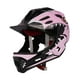 thumbnail image 4 of Casco de bicicleta para niños de cara completa, elegante, para BMX, bicicleta infantil, multideporte. Rosa claro, 4 of 9