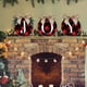 thumbnail image 5 of Decoraciones de Navidad ORIENTAL CHERRY - Joy Sign - Corona de cuadros de cuadros de búfalo para puerta delantera - Decoración rústica de madera de arpillera para el hogar, ventana, pared, casa de campo, interior y exterior Zhivalor OTTO-ZYS-0349, 5 of 7