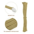 thumbnail image 3 of Uxcell 65Ft 1/4 Inch (6mm) Diamond Braided Polypropylene Rope Suitable for Flagpole Camping Crafting, Khaki, 3 of 6
