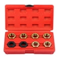 thumbnail image 2 of Thread 8PCS Car Transmission Shaft Screw Repairing Kit Metric Inch Thread Repairer Set Automobiles Screw Tool, 2 of 7