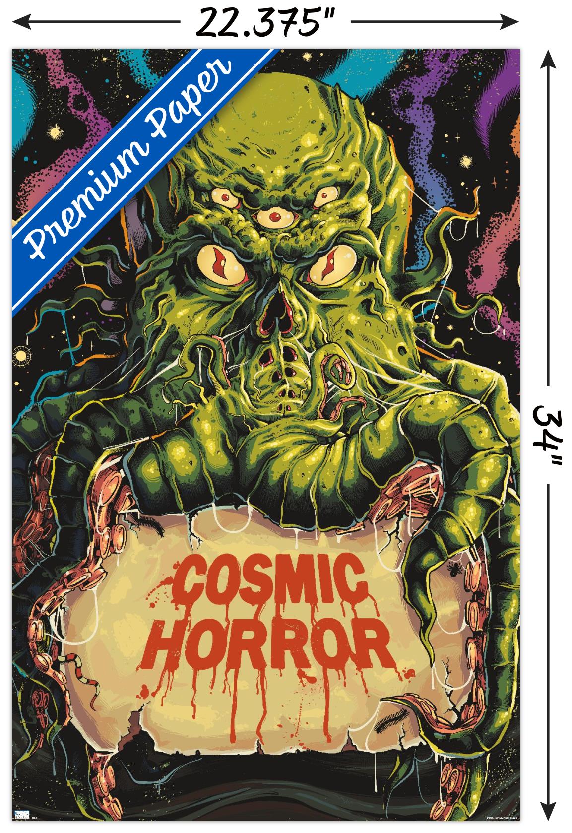 Cthulhu Monster - Classic Horror Wall Poster, 22.375" x 34"