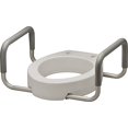 thumbnail image 2 of NOVA Medical Products Toilet Seat Riser with Handles, White, 1 Count, 2 of 3