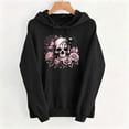 thumbnail image 4 of Jsaierl Women's Halloween Sweatshirts Plus Size Skull Print Pullover Hoodies Trendy Classic Long Sleeve Sweater Tops Halloween Costumes, Sizes S-2XL, 4 of 5