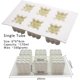 thumbnail image 5 of Molde de vela de burbujas de 6 cavidades, molde de bola de cubo 3D, molde de silicona para cera de soja, jabón perfumado, fabricación de velas, adornos caseros, artesanía DIY Fason WRLF-559, 5 of 7