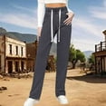 thumbnail image 4 of Endives Womens Jean Straight Leg Pants High Waisted Loose And Slimming Elastic Waisted Straight Leg Jeans, 4 of 7