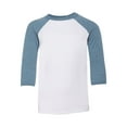 thumbnail image 2 of Bella + Canvas Youth Three-Quarter Sleeve Baseball Tee, 2 of 3