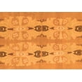 thumbnail image 1 of Ahgly Company Indoor Rectangle Abstract Orange Modern Area Rugs, 8' x 10', 1 of 4