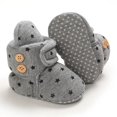 thumbnail image 4 of Toddler Baby Boys Girls Soft Cotton Slippers Newborn Kids Warm Boots Winter Socks Anti-Slip Shoes 0-18 Months, 4 of 11