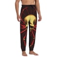 thumbnail image 4 of Kdxio Red Skull Spider Pattern Joggers,Sweatpants for Men with Pockets-Small, 4 of 5