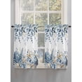 thumbnail image 5 of Blue Eucalyptus Coastal Living Room Curtains 2 Panel, Beach Starfish Shell Nautical Cafe Window Treatment, Farmhouse Bedroom Bathroom Kitchen Curtains Drapes 104"x54", 5 of 6
