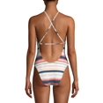 thumbnail image 2 of Sonora Serape One-Piece Plunge Swimsuit, 2 of 2