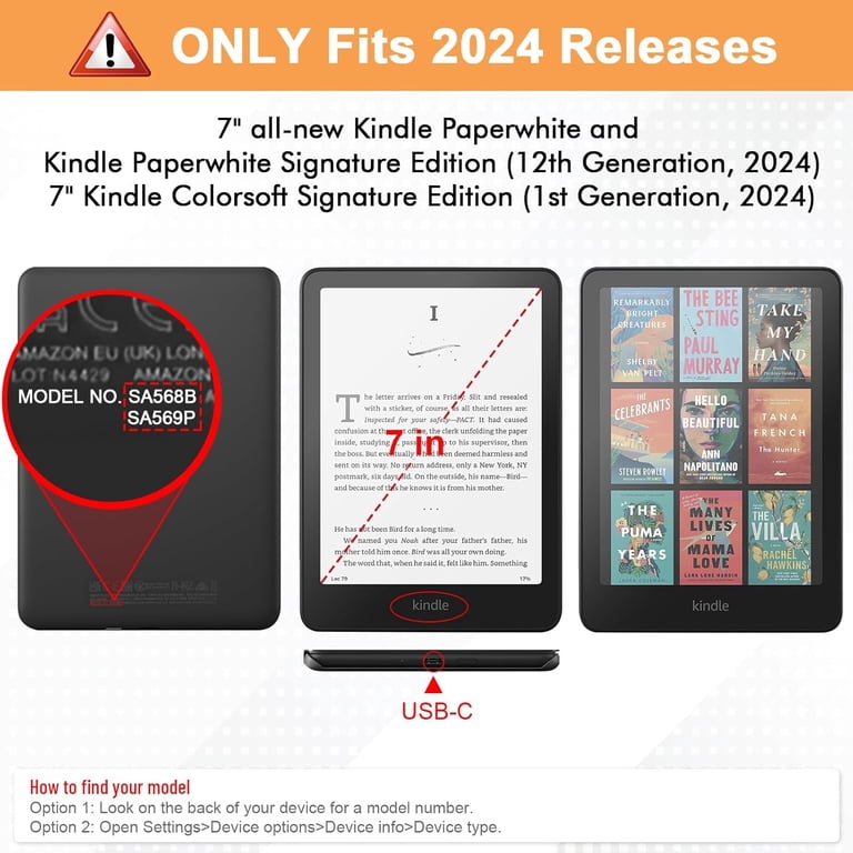 Handle Case for Kindle Paperwhite 2024 12th Generation and