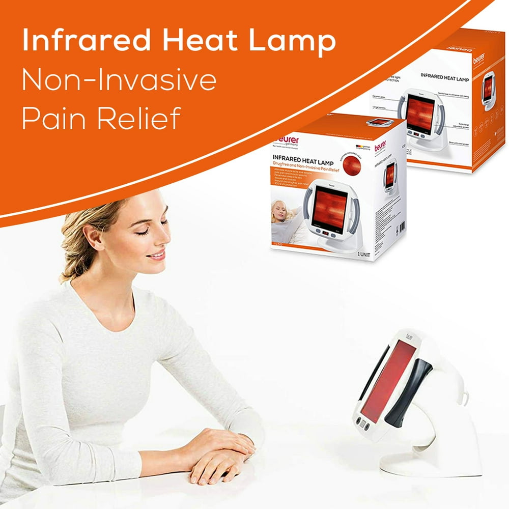 Beurer Infrared Light Therapy, IL50, Heating Lamp, Red Light Heat