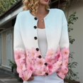 thumbnail image 2 of Sweaters for Women Suitable Fall and Winter Comfortable and resistant to pilling Pink L Womens Sweaters, 2 of 5
