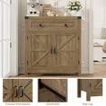 thumbnail image 4 of Homfa Kitchen Buffet Sideboard with Drawer, Compact Coffee Bar with Adjustable Shelf for Dining Room, Rustic Brown, 4 of 9
