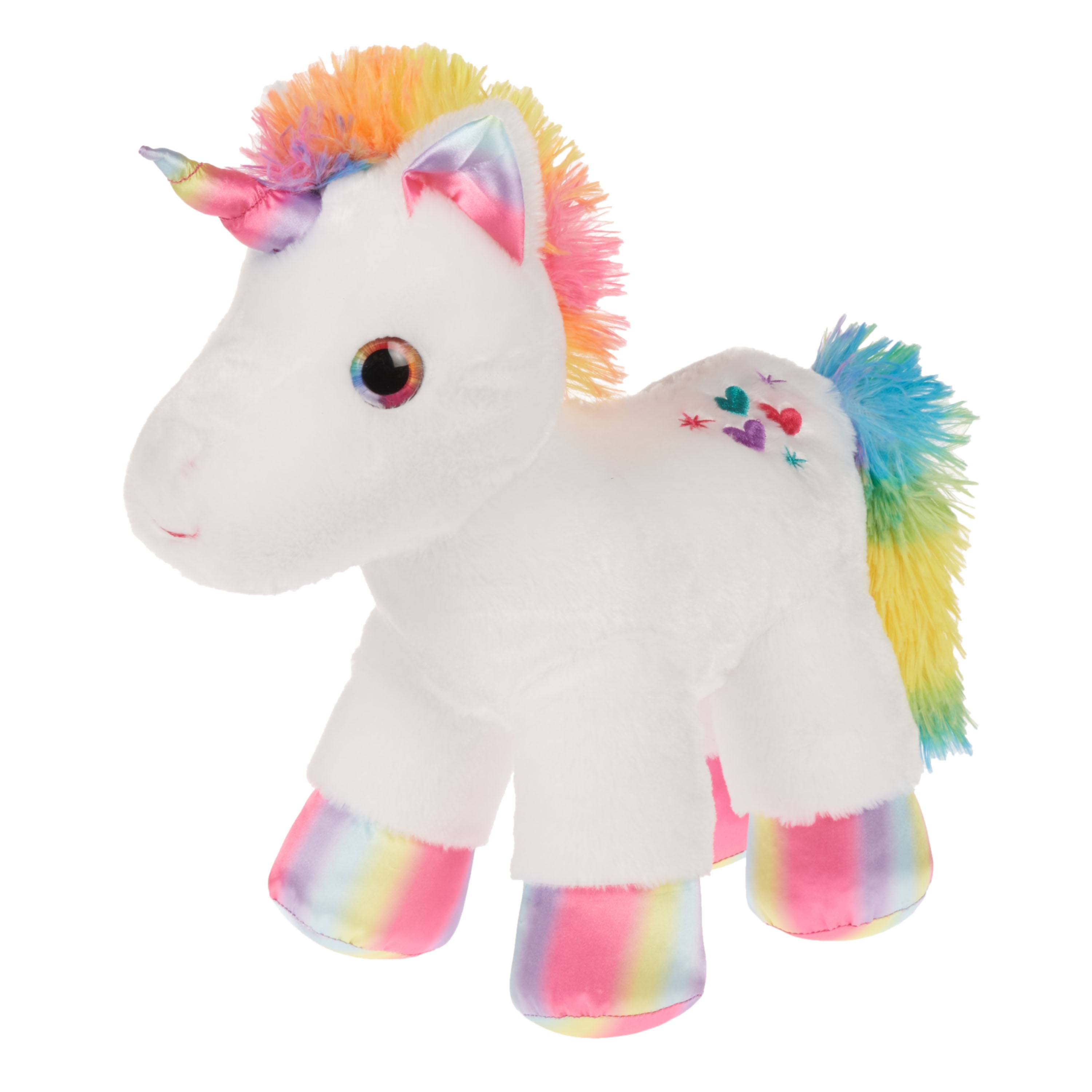 2019 led light up unicorn stuffed plush animal toys christmas birthday WAY TO CELEBRATE! - Way To Celebrate Valentine's Day Medium Unicorn