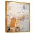 thumbnail image 2 of Designart "Soft Fusion Of Gold And Beige Tones" Coastal Pier Floater Framed Wall Decor, 2 of 5