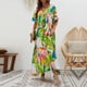 thumbnail image 4 of Vestido Largo De Moda Vestido diario para mujer Cintura suelta Estilo bohemio Traje diario informal (Verde S) Ygjytge para Mujer Verde T XXL, 4 of 7