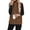 Coffee Color, variant on Women Quilted Vest Sleeveless Zip Up Jackets Outerwear Fall Spring Trendy Coat Black XL