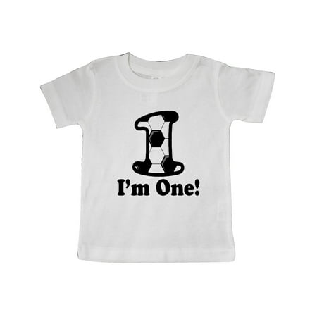 

Inktastic First Birthday Soccer 1 Year Old Boy Gift Baby Boy or Baby Girl T-Shirt