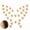 Gold, variant on 30Pcs Mini Butterfly Metal Hair Claw Clips, 0.83 x 0.5 Inch Hollow‑Out Decorative Hair Grips, Golden & Silver Small Styling Accessories for Women Braids, Dreadlocks & Updos