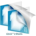 thumbnail image 1 of 3mm Clear 12x24" Cast Acrylic Sheet 1/8" Thick Pack 1,2,5, 12x12" Plexiglass Sheet, PET Plastic Sheet/Plexiglass Panels, Plexi Glass Perspex Panel - Use for Crafting Projects, Poster Frames, 1 of 8