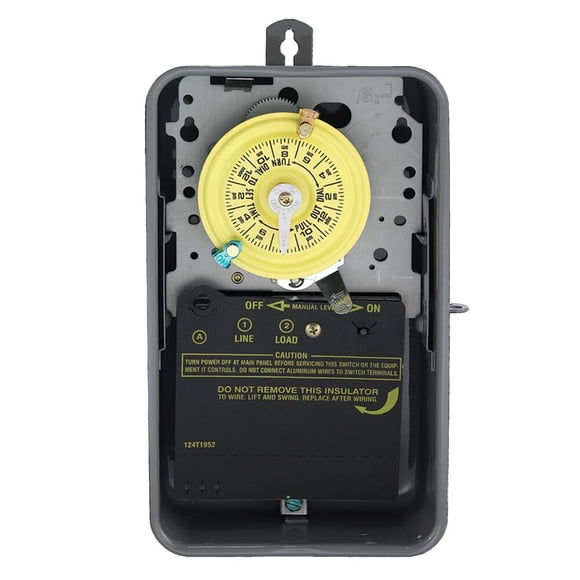 Interruptor mecánico Timer Intermatic T101R de 24 horas, 120 V, 40 A