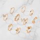 thumbnail image 4 of Conjunto de anillos de nudillos de oro y plata para mujeres y niñas, Vintage Snake Chai JM, 4 of 5