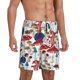 thumbnail image 2 of Balery Colorful Mushrooms (2) Pantalones cortos de pijama de punto de algodón para hombre con cinturilla y bolsillos-Medium, 2 of 6