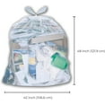 thumbnail image 2 of Spartano Clear Garbage Bags 125 Count, Multipurpose Trash Bags for Home & Office & for Industrial Use, Size (42 x 48 Inch), 2 of 7
