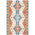 thumbnail image 5 of SAFAVIEH Aspen Pemala Abstract Geometric Wool Area Rug, Ivory/Blue, 5' x 8', 5 of 10